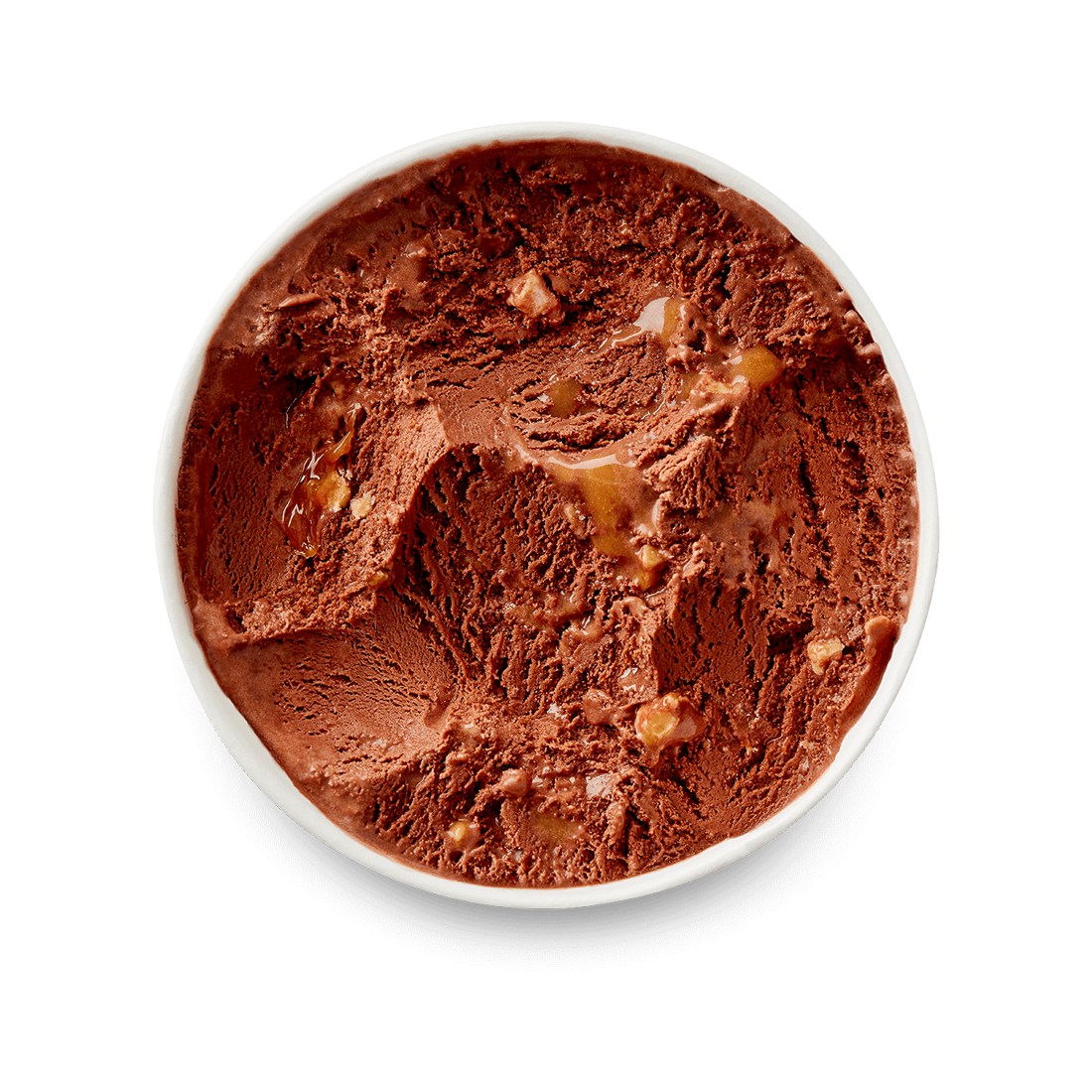 chocolate salted caramel lid off